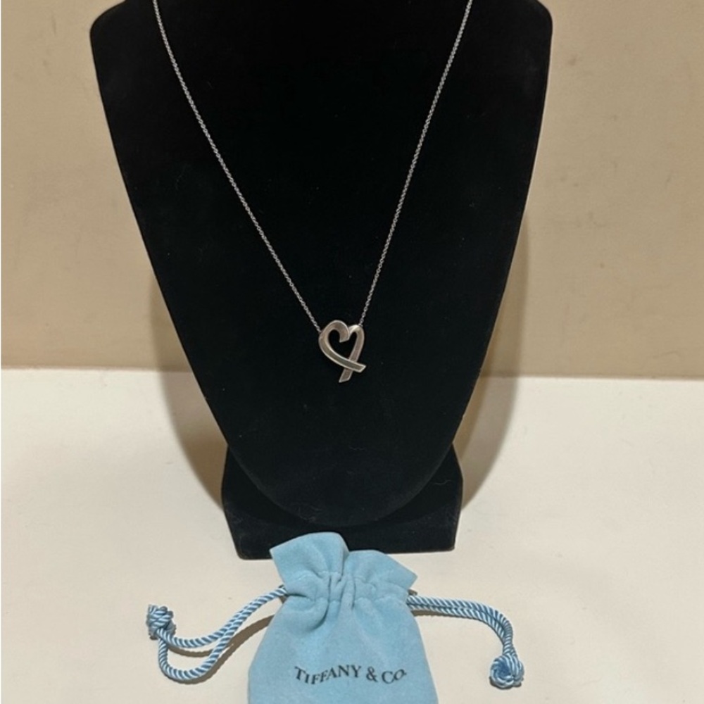 Tiffany 925 sterling silver Picasso heart necklace